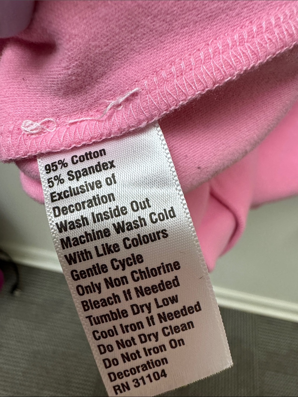 Crown & Ivy Pink Sweatshirt with Bead and Sequin Detailing, size M - Picture 6 of 6